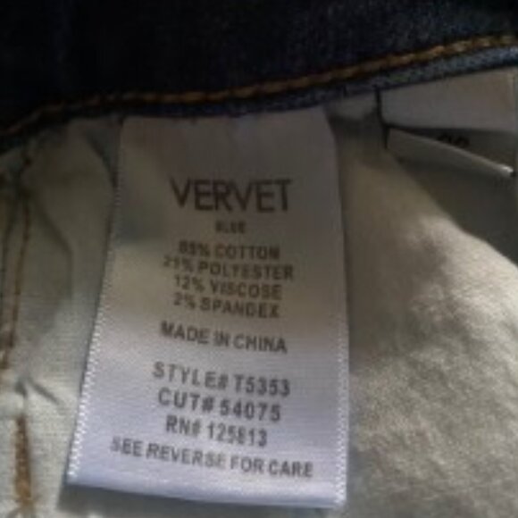 Vervet Walking on Sunshine High Rise Slim Stretch Bootcut Jeans 26 - Picture 5 of 5